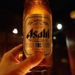 高田屋 - アサヒスーパードライ・中瓶(580円)