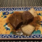 chinois 蓮歩 - 赤城和牛の頬肉醤油煮込み