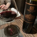 chinois 蓮歩 - 支那の赤ワイン