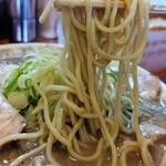 煮干中華 あさり - 麺リフト！