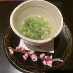 291413741 - ②先付け　白魚の茶碗蒸し