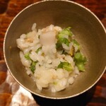 鮨 三心 - 菜の花と九十九里の蛤のリゾット