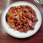 藤ヶ丘食堂 - 若鶏2人前、きも2人前