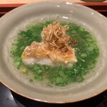 室町 和久傳 - ⑧甘鯛　菜の花のお出汁、揚げネギを添えて