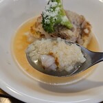 キッチン ブルー グローブ - リゾットと甘鯛