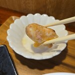 キッチン ブルー グローブ - ２つ目のスモークチキン