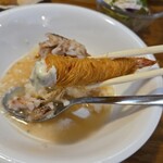 キッチン ブルー グローブ - 残りの海老フライ