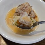 キッチン ブルー グローブ - 崩して甘鯛リゾット