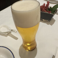 中国料理 桃花林 - ビール冷えてます。