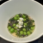 ル　ピニョン - スナップエンドウを使ったロワイヤル