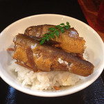 麺創 なな家 - 鮎の甘露煮ご飯