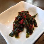 麺処 玖 - 辛ニラ！辛いの苦手でなければ味変にどうぞ