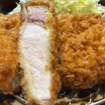 とんかつ 大宝 - 身部分アップ