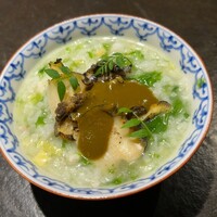 十皿 - たけのこ粥　鮑