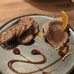 食堂ペスカ - 鶏レバーパテ くるみパン