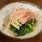 花坊 - 小松菜と生姜おひたし