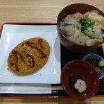 名代カジキ屋 - カジキ漬け丼＆カジキメンチ