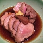 Sankai Shubou Akaneya - 上州豚ヒレ肉の柔らか煮７５０円。柔らかに炊き上げられた豚肉は風味も良く、大変美味でした！