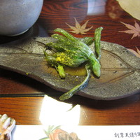 飴源 - 大人の味「蕗の薹」の素揚げです。