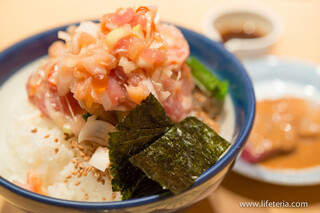 日本橋海鮮丼 つじ半 - ぜいたく丼　竹【2014年6月】