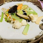 是的菜館 - イカ淡塩炒め