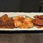 黒毛和牛A4A5 焼肉ありらん - 焼肉Aコース・レバ、丸ちょう、ハツ
