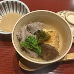 おおたに - 宮崎牛のしゃぶしゃぶと春野菜の炊き合わせ