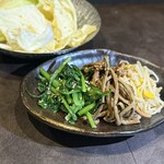 黒毛和牛A4A5 焼肉ありらん - 焼肉Aコース・ナムル