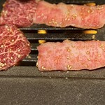 黒毛和牛A4A5 焼肉ありらん - カルビ、ローズ