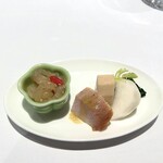 水綾閣 - スタートからの絶妙な味付けに満足。秘伝の自家製山芋醤油漬はとくに好み