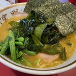 ラーメン濱野家 - チャーシューメン、穂先わかめ　提供時
