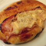 壱弐参 CAFE - 春しらすとベーコン230円