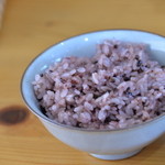 Nouka Kafe Keyaki - 黒米ご飯