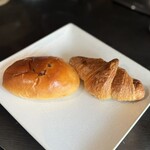 サルドゥバン - ■クリームパン ￥220 ■ボブクロワッサン ￥200