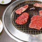 焼肉 わがんせ - 大トロカルビと厚切りランプとサーロイン♪