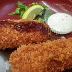 野口鮮魚店 - ソース持ってきてくれます