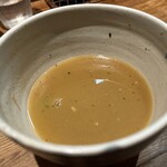 麺屋吉左右 - 割りスープ。