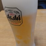 野口鮮魚店 - キンキンビール、たまんねえ