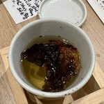 横綱寿司 - ふぐのひれ酒