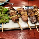 ひえき - 串もの５本盛り