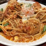 ひえき - 肉だんごのトマトソースパスタ