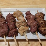 居酒屋　庄助 - ・「串焼き盛り合わせ5本 塩(¥580)」