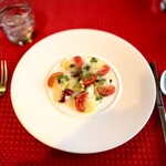 レストラン＆パティスリー 木かげ茶屋 - 平目のカルパッチョ　キャビア添え