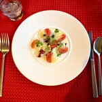 レストラン＆パティスリー 木かげ茶屋 - 平目のカルパッチョ