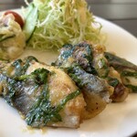 惣菜・カフェ メープル - 日替わりランチ「鯖のしそ味噌焼き」