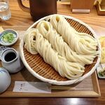 切麦や 甚六 - 野菜天ざるうどん（特盛）1,300円