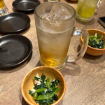 銀だこハイボール酒場 - 梅酒もジョッキで来るのでご機嫌