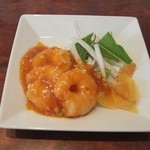 點 みやざわ - 彩々セットのエビチリ