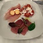 トラットリア ダル・ビルバンテ・ジョコンド - 前菜３種盛り合わせ