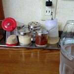 東池大勝軒おはこ - 味変は行わず